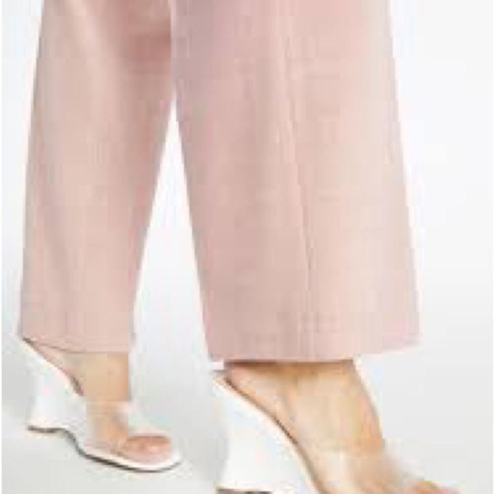 Shoe Dazzle Women's White Peep Toe Mules